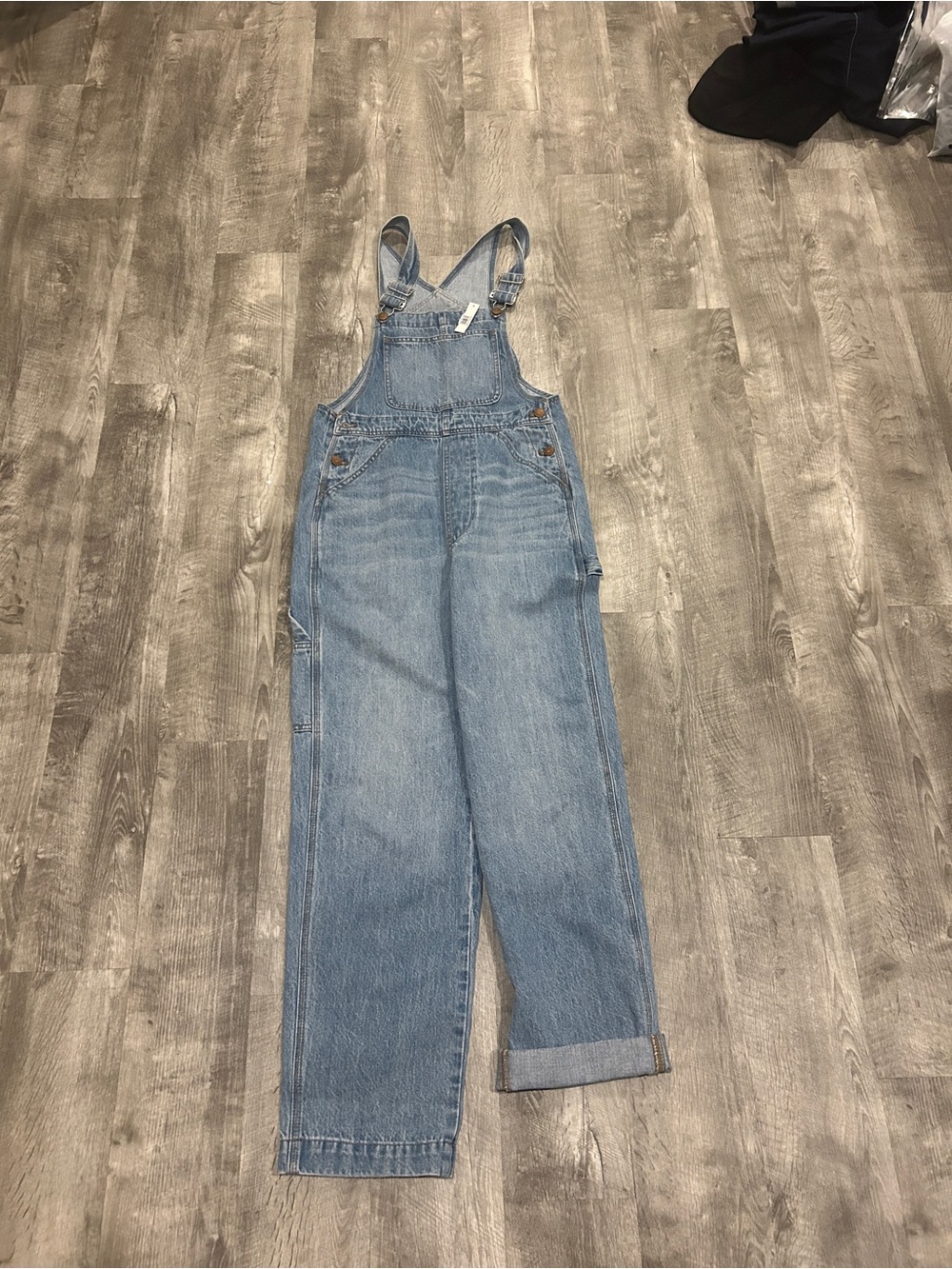 Madewell Light Blue Denim Overalls